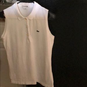 Lacoste sleeveless women’s polo